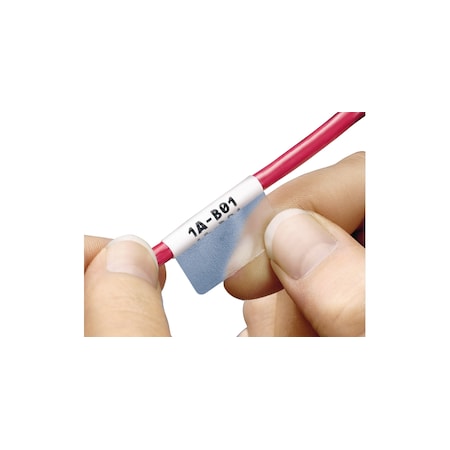 Panduit LABEL 1" X .47" PAN-CODE CLEARSL-TYPE LASER OR INKJET PRINT, PK 2500 LJSL5-Y3-2.5